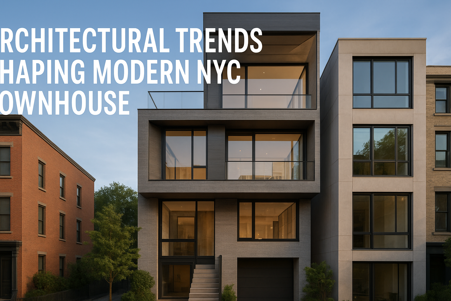 Architectural Trends Shaping Modern NYC Townhouses