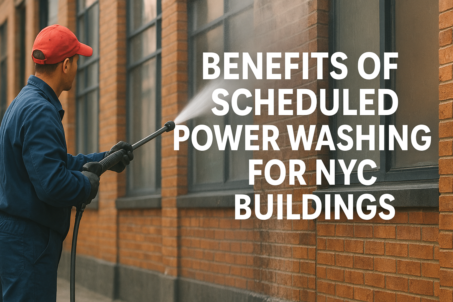 Benefits of Scheduled Power Washing for NYC Buildings