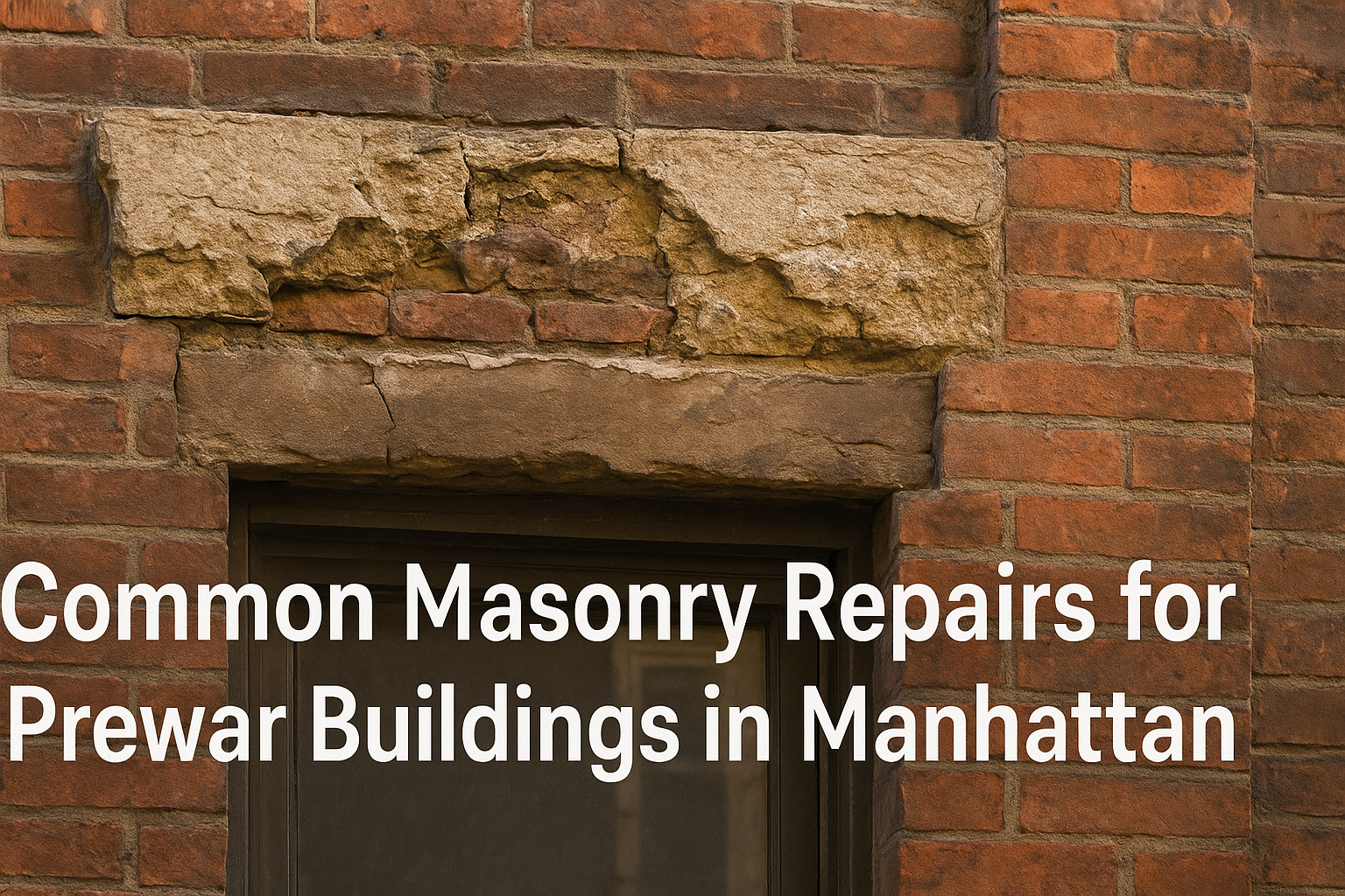 Common Masonry Repairs for Prewar Buildings in Manhattan