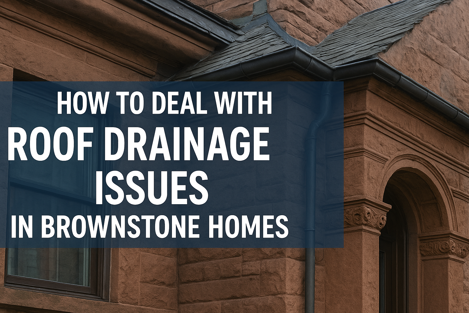 How to Deal with Roof Drainage Issues