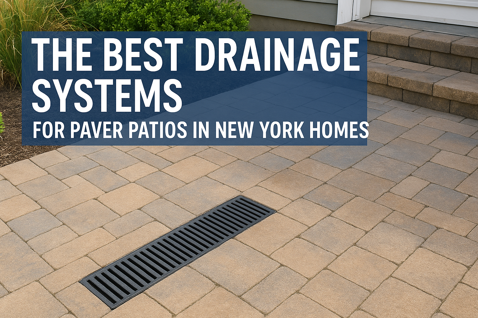 The Best Drainage Systems for Paver Patios in New York Homes