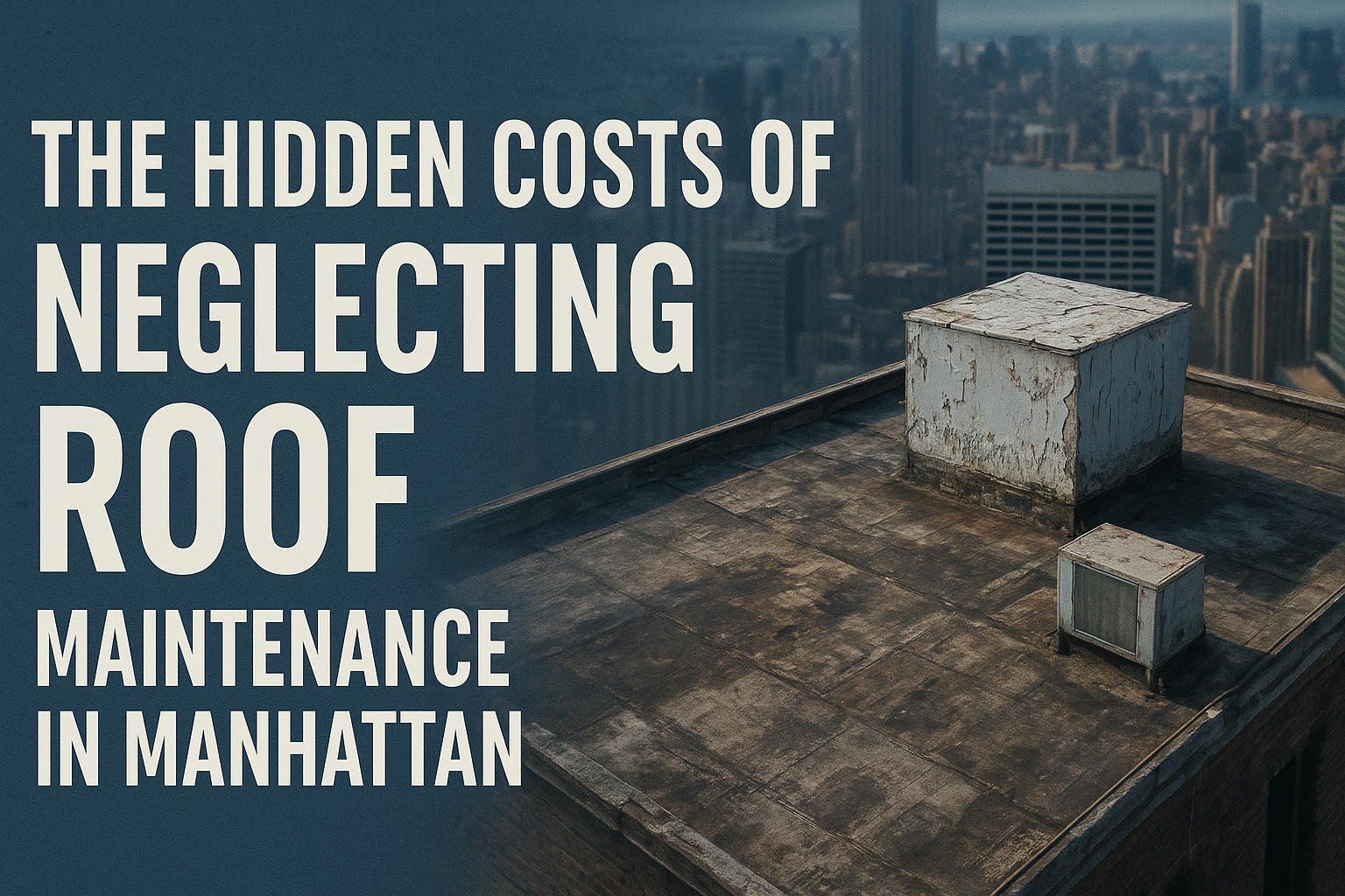The Hidden Costs of Neglecting Roof Maintenance in Manhattan