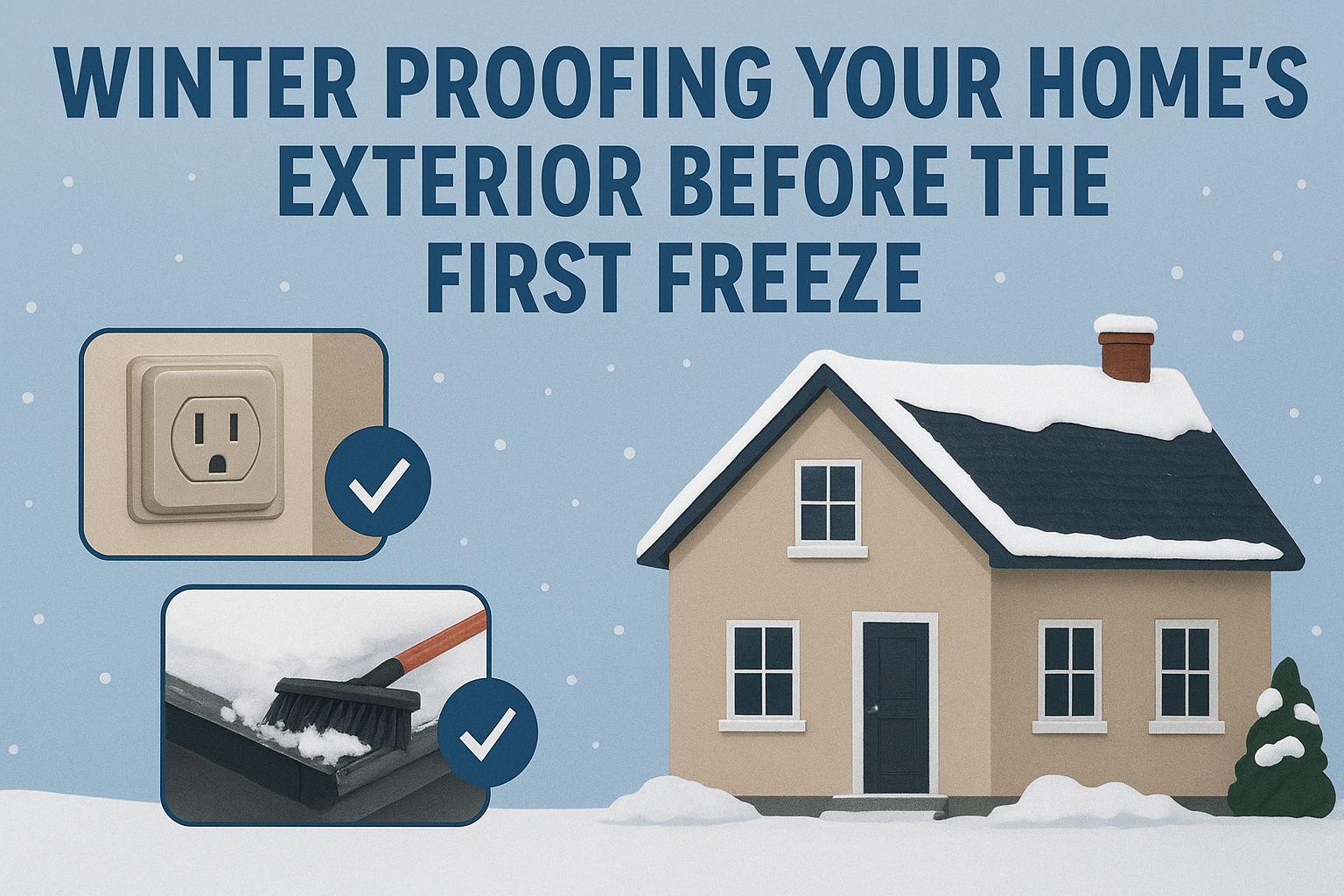 Winter Proofing Your Home’s Exterior Before the First Freeze