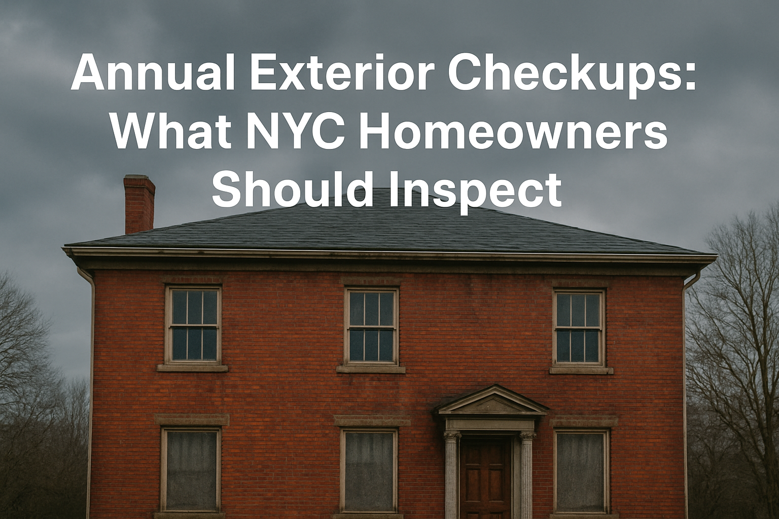 Annual Exterior Checkups
