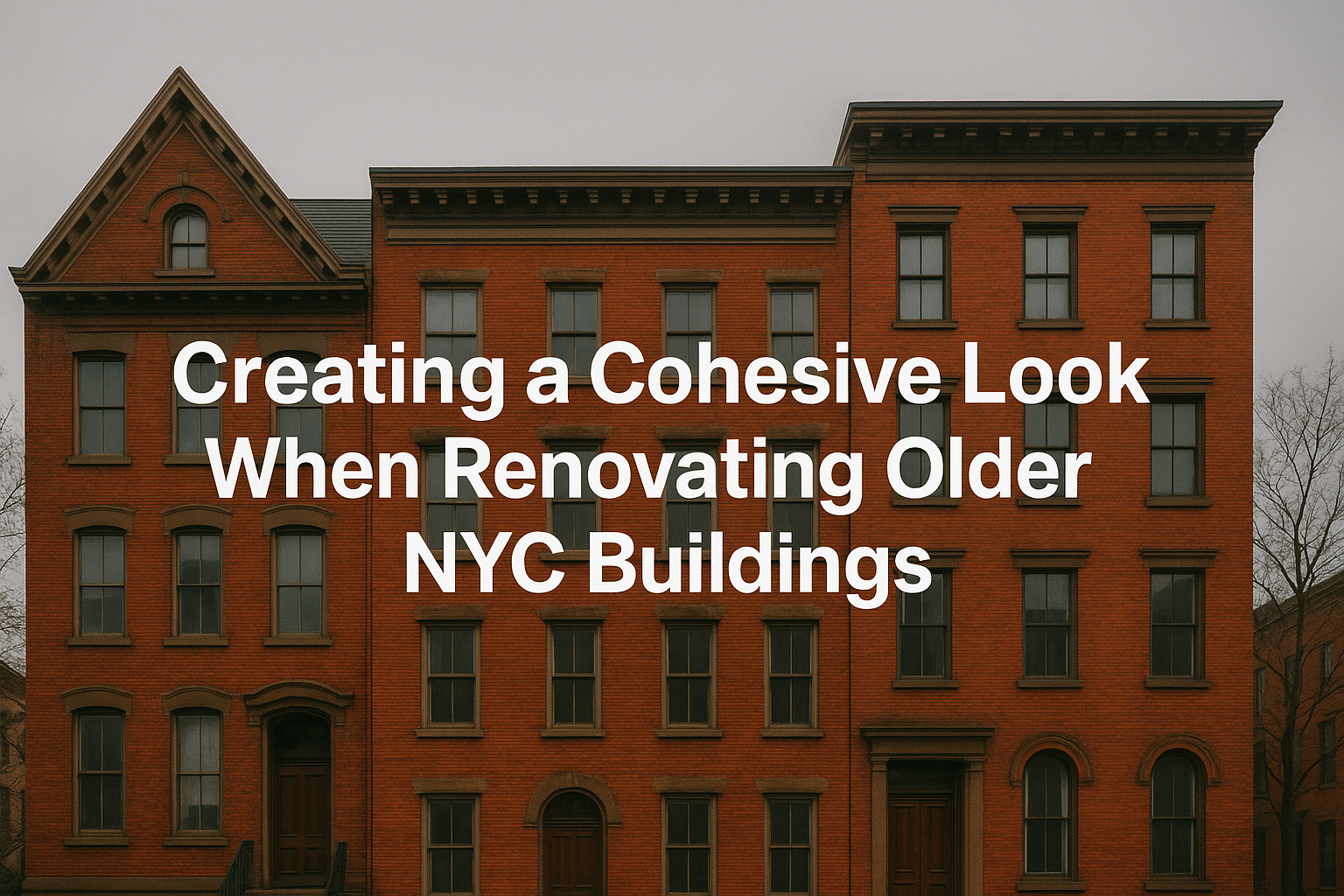 Creating a Cohesive Look When Renovating Older NYC Buildings