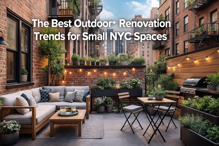 View of The Best Outdoor Renovation Trends for Small NYC Spaces - Gushi ...