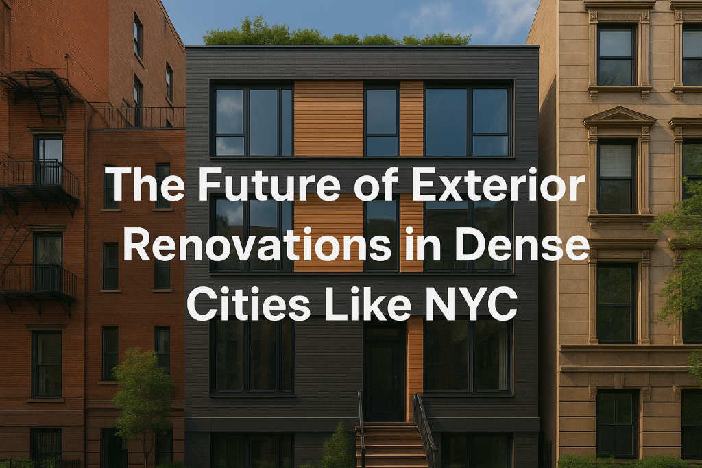 The Future of Exterior Renovations in Dense Cities Like NYC