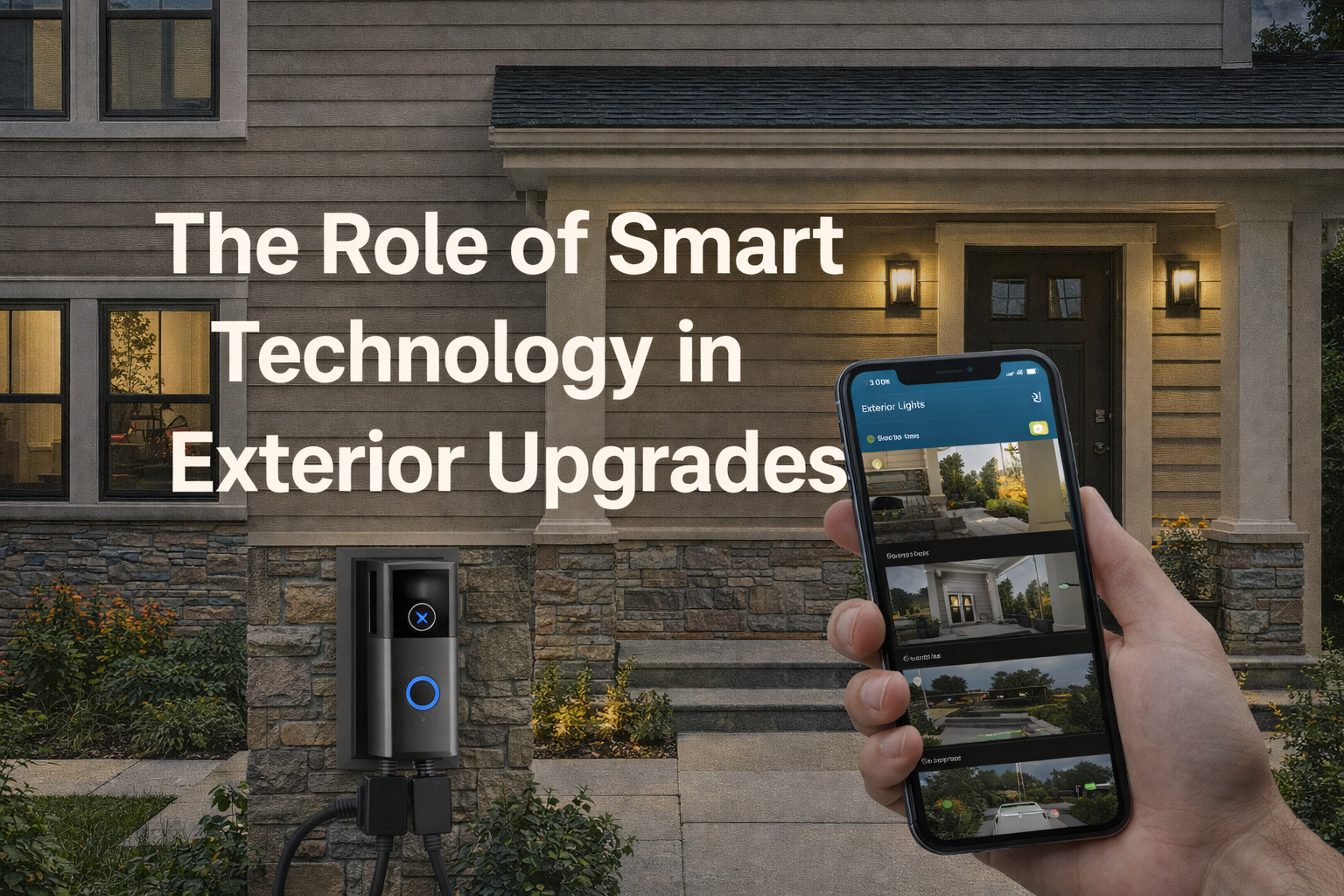 The Role of Smart Technology in Exterior Upgrades