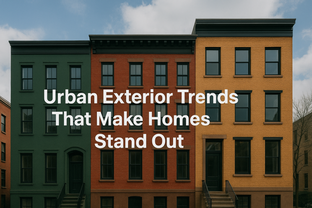 Urban Exterior Trends That Make Homes Stand Out