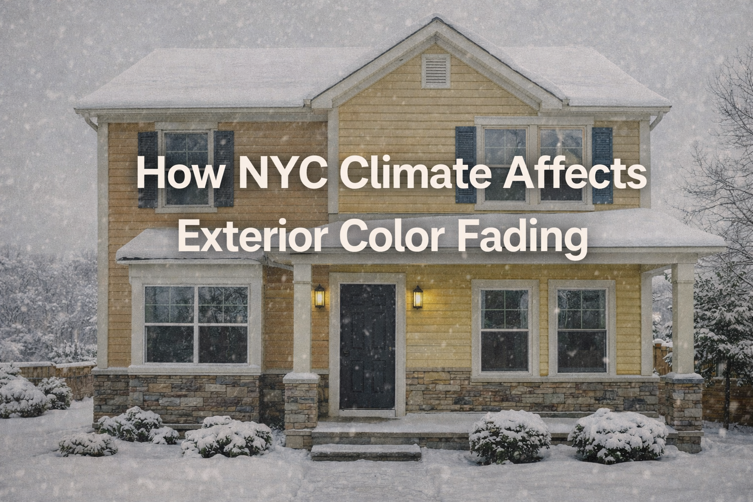 How NYC Climate Affects Exterior Color Fading