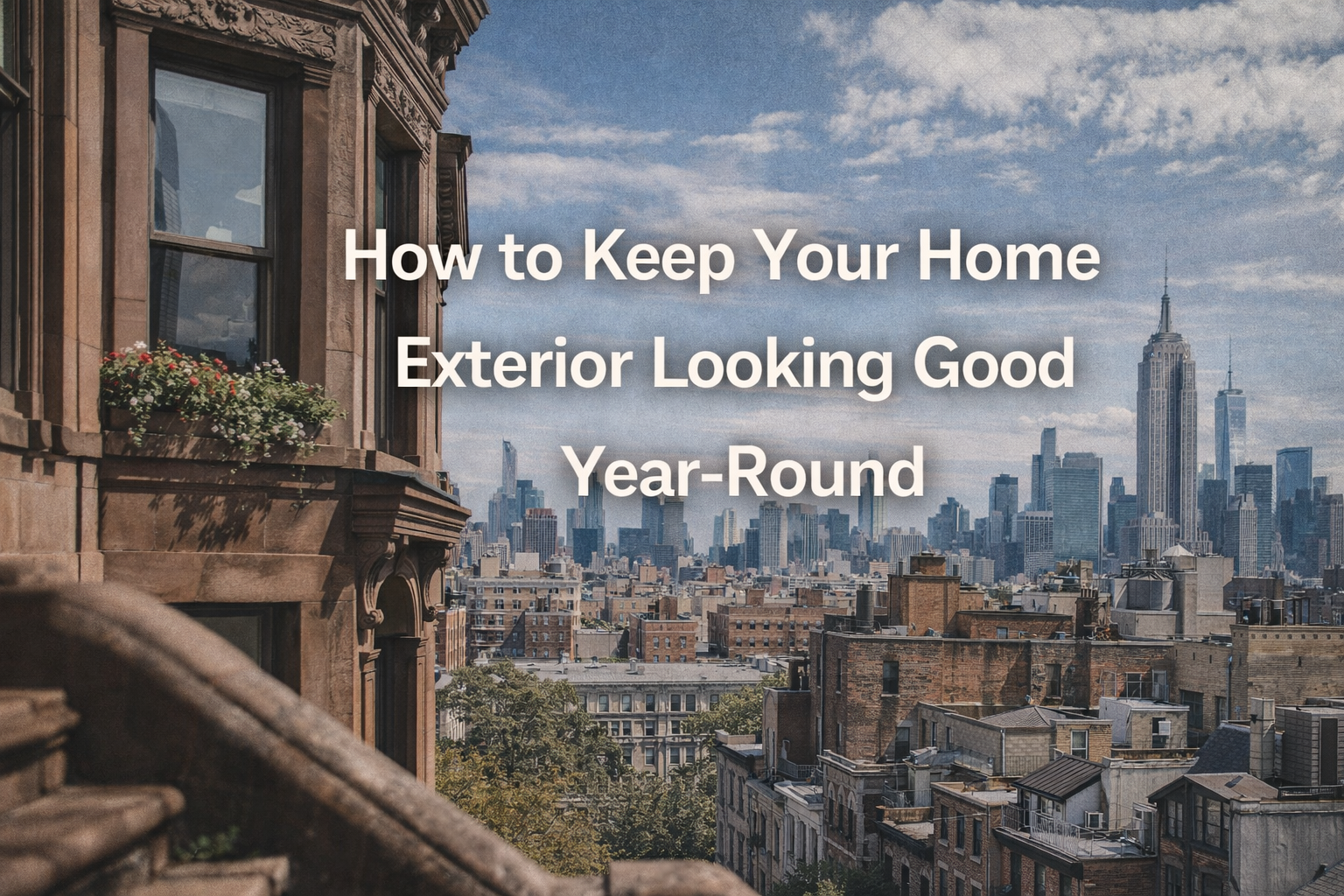 How to Keep Your Home Exterior Looking Good Year-Round