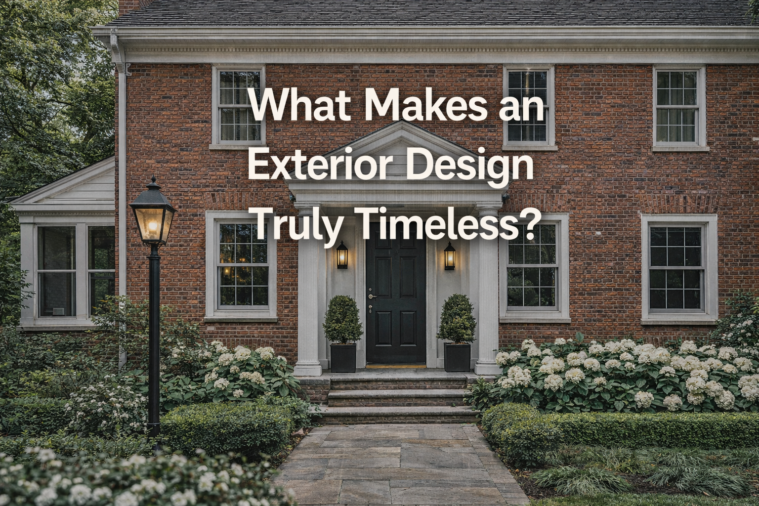 What Makes an Exterior Design Truly Timeless?