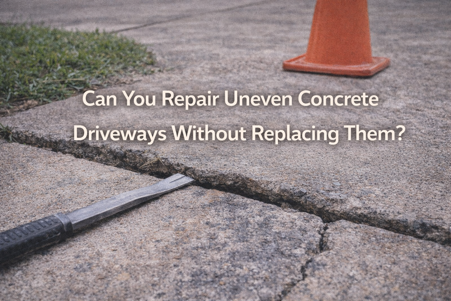 Can You Repair Uneven Concrete Driveways Without Replacing Them