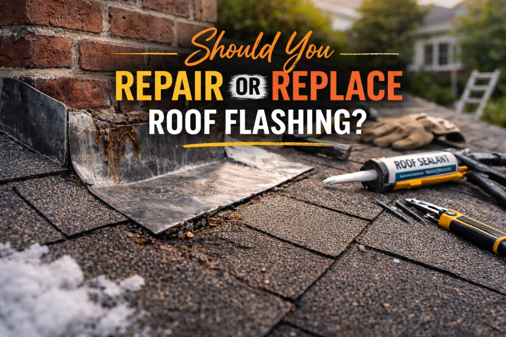 Repair or Replace Roof Flashing
