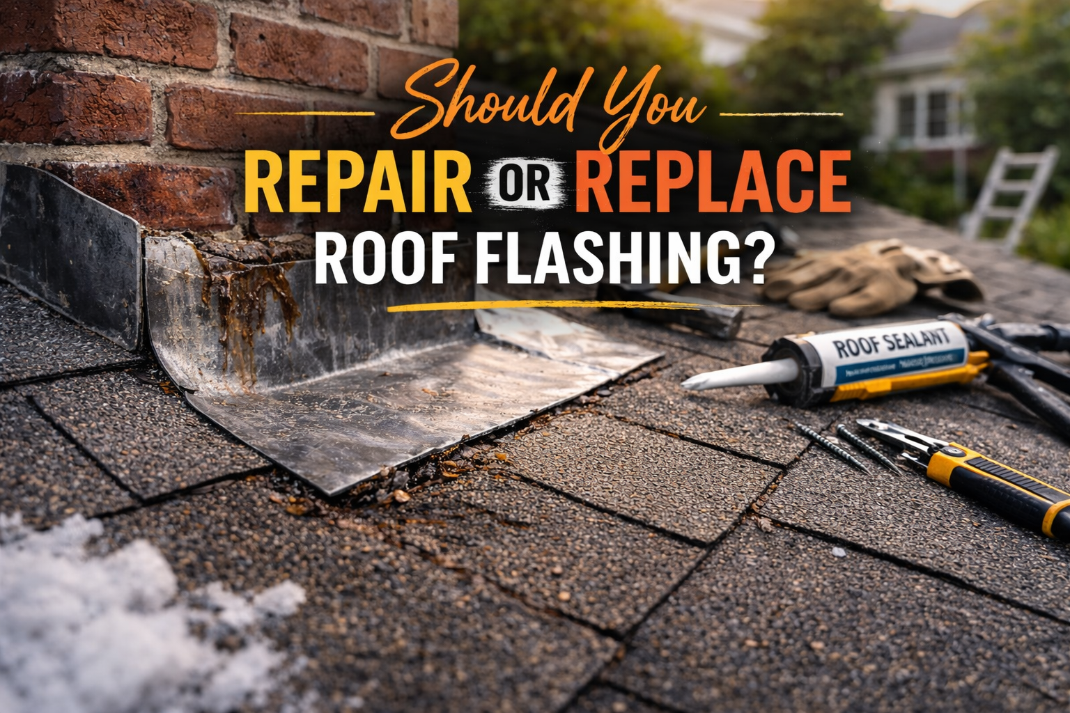 Repair or Replace Roof Flashing