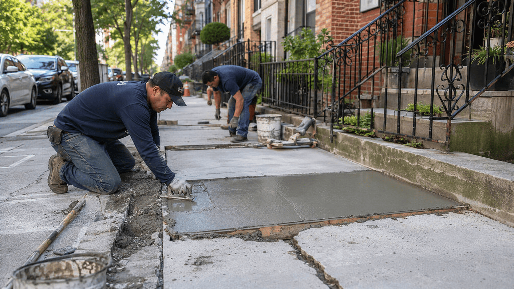 Concrete Repair Near Me in NYC for Cracks and Sinking